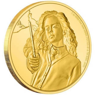 Niue Islands 250 Dollar Harry Potter Hermione Granger 1 Oz Gold, 2021