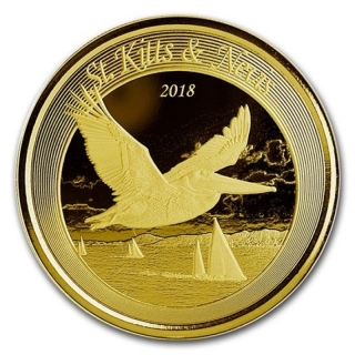 2018 St. Kitts and Nevis 1 oz Gold Pelican (1)