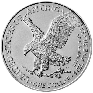 1 Unze Silber American Eagle 2021 USA - Erstmals im neuen Design