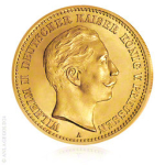 Goldmünzen aus dem deutschen Reich von 1871 - 1945