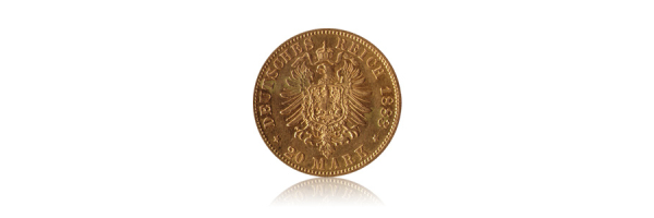 Goldmünzen Kaiserreich 1871 - 1914