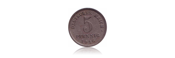 Ersatzmünzen deutsches Reich 1914 - 1918