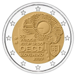 2 Euro Slowakei 2020 Beitritt zur OECD  unc.