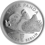 1/2 Oz Silver Panda 2021 Berlin Mint in coincard