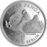 1/4 Oz Silber Panda 2021 Berlin in Blister Coincard