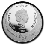 1 Unze Silber Tokelau 2 Dollars 2021 Star Wars The Great Old One: Cthulhu BU