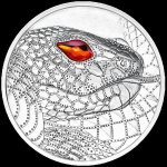 Österreich 20 Euro Augen der Kontinente (1.)  Australien - Schöpferkraft der Schlange Silber 2021 Proof