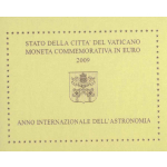 Vatikan 2009 2 Euro Int. Jahr der Astronomie Blister