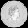 2 Unzen Silber Ochse Lunar III 2021 Australien Ox BU farbig