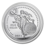 Niue Islands 5 $ - 1 Oz Silber Icons of Inspiration - Galileo 2021 BU