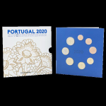Portugal 2020 Kursmünzensatz Euro in ST im Blister