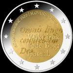 2 Euro Slowenien 2020 500. Geburtstag Adam Bohoric Proof...