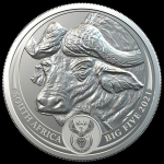 1 Unze Silber Big Five Büffel Südafrika 2021 BU