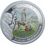 Palau 2011 8 x 1 Dollar Papst Johannes Paul II -...