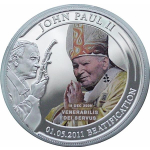 Palau 2011 8 x 1 Dollar Papst Johannes Paul II - Seligsprechung Eröffnung 2011