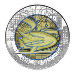 Österreich 25 Euro Niob Mobilität der Zukunft...