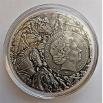 2 oz Niue Islands 2020 Antik - Black Horse - Four...