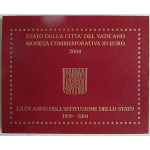 Vatican 2 Euro 2004 BU 75 Years Vatican City Coincard