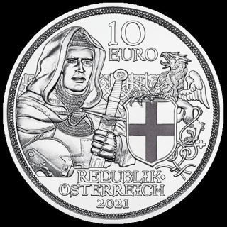 Österreich 10 Euro Österreich Ritter Brüderlichkeit 2021 Proof