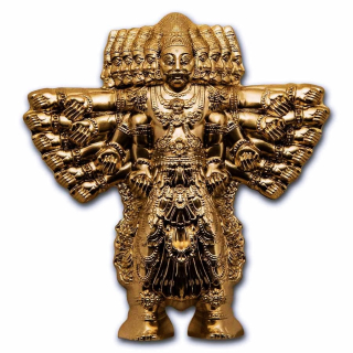 AURINUM*TOP*ANGEBOT** 3 oz Cook Islands 2021 Proof - RAVANA Dämonenkönig - King of Demons - Ultra High Relief Silk Finish - 20 CI$