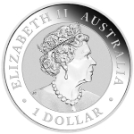 1 Oz  Silber Australian Nugget "Golden Eagle" 2021 original PM-Kapsel 1 AUD BU