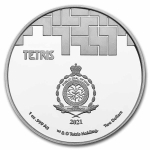 SOMMERPREIS* Niue Islands 2 $ - 1 Oz Silber Tetris™ St. Basils Cathedral 2021 BU