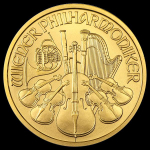 1/2 Unze Gold Wiener Philharmoniker Österreich BU