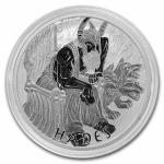 1 oz Tuvalu 2021 - HADES - Gods of Olympus - Hades Silber BU 1 AU$