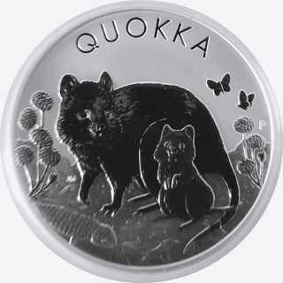 1 Unze Silber Australien 2021 BU - Quokka - Kurzschwanz-Känguru  - TOP-PREIS
