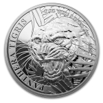 1 Unze Silber Laos 500 KIP Tiger 2021 BU (Panthera Tigris)