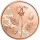 Österreich 10 Euro Mit der Sprache der Blumen - Die Rose 2021 Copper Unc