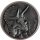 Vanuatu 10 Vatu 2021- TRICERATOPS - Double Silver Giant Serie - Antique Finish Bimetall - Sold-Out - nur noch wenige