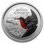 Antigua und Barbuda, 2 Dollar, Frigate Bird (4), 2021 EC8...