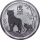 1 Unze Silber Australien 2022 BU - Jahr des TIGERS - Lunar III Tiger - 1AUD