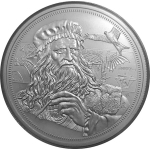 Niue Islands 2 $ - 1 Oz Silber Icons of Inspiration - Leonardo da Vinci  2021 BU