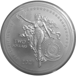 Niue Islands 5 $ - 1 Oz Silber Icons of Inspiration - Leonardo da Vinci  2021 BU