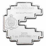 1 Unze Silber Niue 2 NZD PAC-MAN Shaped PAC-STACK...