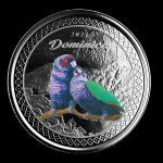 Dominica,  2 Dollar, 2021 Natur Insel Nature Isle EC8 (4)...