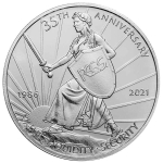 1 Unze Silber Niue Lady Liberty & Eagle - PCGS - 35. Jubiläum - 2021 BU
