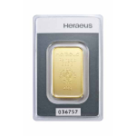 20 g Goldbarren Heraeus (geprägt) 999,99 im Blister