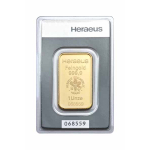 31,1 g (1 Oz) Goldbarren Heraeus (geprägt) 999,99 im Blister