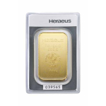 100 g Goldbarren Heraeus (geprägt) 999,99