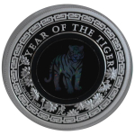 EINZELSTÜCK** 1 Unze Silber Australien - Opal Tiger...