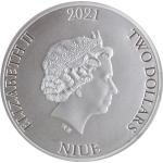 2021 Niue Bitcoin Bullion Silver  1st Issue