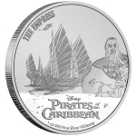 2021 Niue 1 oz Silver $2 Disney - Pirates of the...