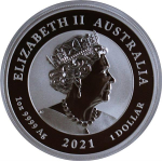 1 Unze Drache Color 2021 Australien 1 AUD Chinese Myths...