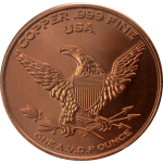 1 oz Kupfer Copper Round Megalodon Hai - Shark - Das...