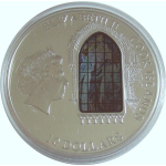 50g Silber Cook Island 2012 Proof - St. Francis Windows of Heaven Krakau Franziskanerkirche - 10$