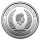 Montserrat,  2 Dollar, 2021 Blaugürtel-Kaiserfisch (04)  EC8 1 Unze Silber, 1 oz  farbig Proof