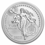 Niue Islands 2 $ - 1 Oz Silber Icons of Inspiration - Isaac Newton  2022 BU